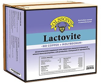OLSSON LACTOVITE NO COPPER PLUS MOLYBDENUM
