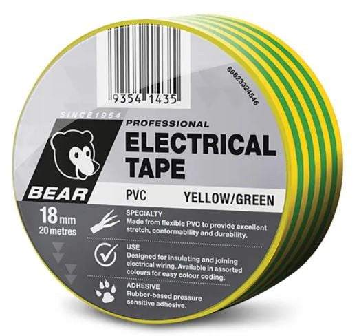 TAPE ELECTRICAL 18MM X 20M