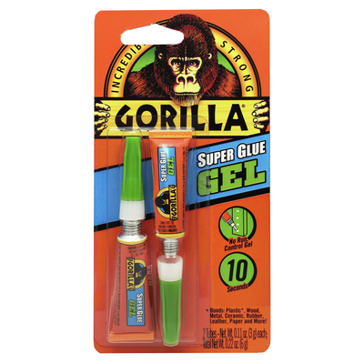 SUPER GLUE GEL GORILLA 2 PACK 3GRM