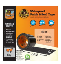 TAPE PATCH & SEAL WATERPROOF GORILLA 3MTR [Clr:Black]
