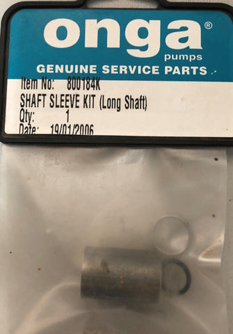 ONGA SHAFT SLEEVE KIT LONG SHAFT PART NO: 800184K