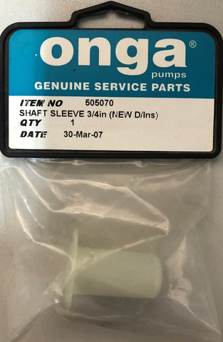 ONGA SHAFT SLEEVE 3/4" (NEW D/ins) PART NO: 505070