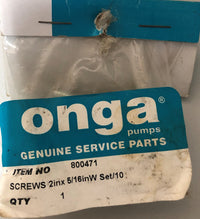ONGA STUDS 2" X 5/16" EACH PART NO: 800471