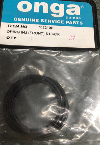 ONGA O RING INJECTOR (FRONT) EACH PART NO: 702210K