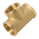 BRASS TEE THREADED FI BSP [Size:1 1/4"]