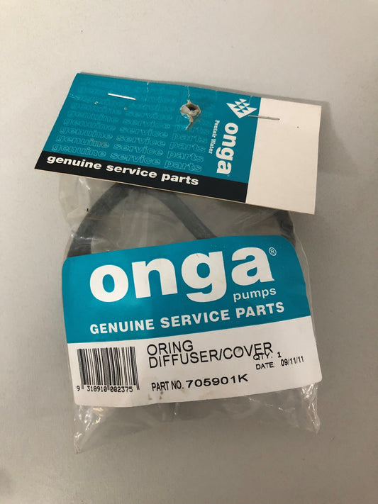 ONGA O RING DIFFUSER COVER BLAZE/M PART NO: 705901K