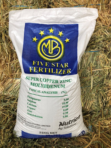 FERTILISER SUPER COPPER ZINC MOLY 25KG