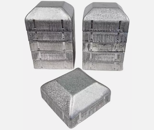 CAP SQUARE GALV 50MM X 50MM