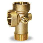 TEE 5 WAY 25MM BRASS