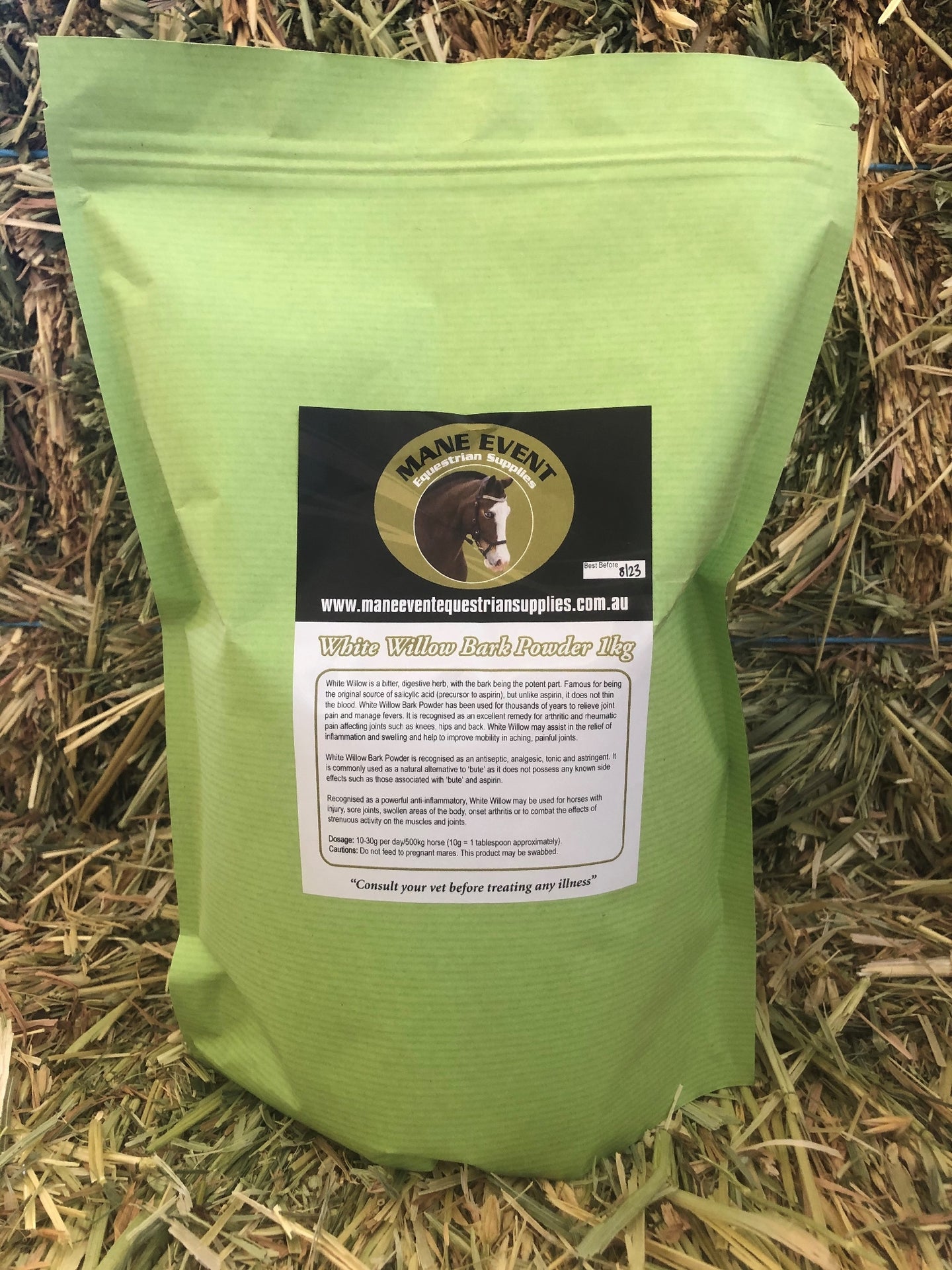 MANE EVENT WHITE WILLOW BARK 1KG