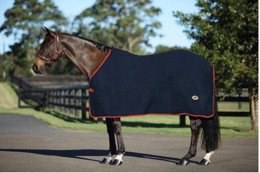 RUG POLAR FLEECE BLUE [Size:5'6]