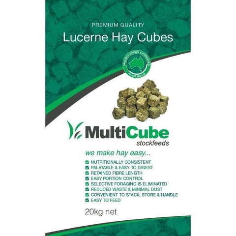 MULTICUBE LUCERNE HAY CUBES 20KG