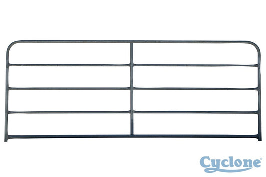 GATE 5 BAR CYCLONE W/COLLARS 3MTR 