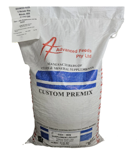 ADVANCED FEEDS EQUI-MIN PELLETS 20KG