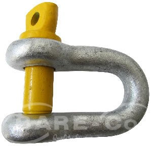 D SHACKLE WEIGHT RATED BARE-CO [Size:8mm]
