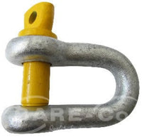 D SHACKLE WEIGHT RATED BARE-CO [Size:8mm]