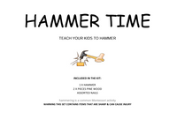 HAMMER TIME - HAMMER & NAIL SET FOR THE KIDS