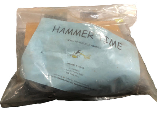 HAMMER TIME - HAMMER & NAIL SET FOR THE KIDS