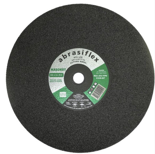 WHEEL MASONRY CUTTING ABRASIFLEX  355 X 3.0 X 25.4MM