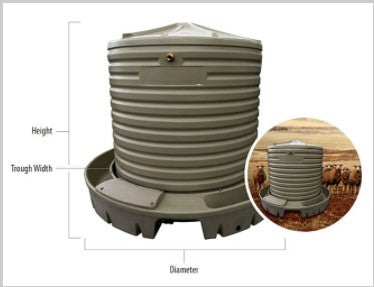 DONUT TROUGH WEST COAST POLY (TROUGH ONLY 330LTR)