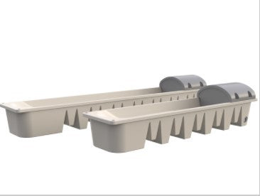TROUGH WCP SUPA CATTLE 3.40M (550LT)