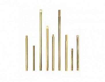 BRASS ROD 5" X 1/2" UNF X W/W