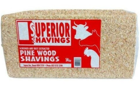 SUPERIOR SHAVED WOOD SHAVINGS BALE