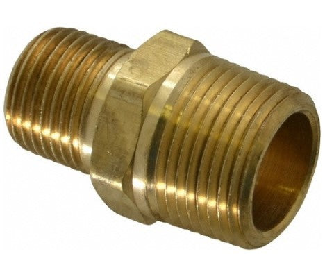 BRASS NIPPLE REDUCING [Size:1 1/2" x 1 1/4"]