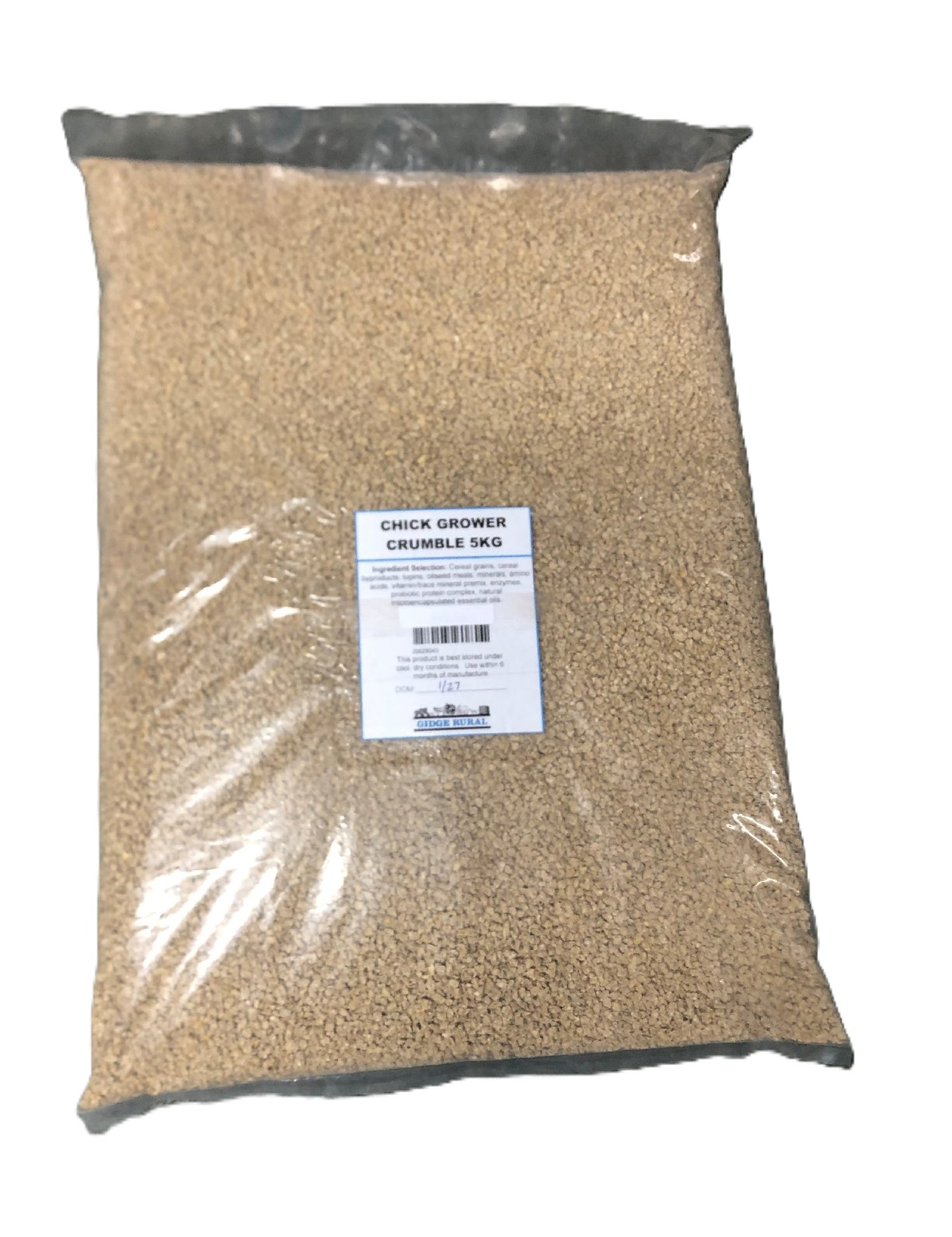 MILNE FEEDS CHICK GROWER CRUMBLE [Size:5kg]