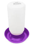 POULTRY DRINKER STRAIGHT [Size:1 Litre Clr:Purple]