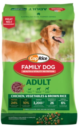 COPRICE FAMILY DOG BISCUITS  CHICKEN, VEGETABLE & BROWN RICE [Size:8kg]