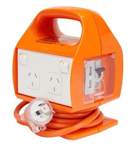 POWER CENTRE 4 OUTLET SAFETY SWITCH 10AMP HPM