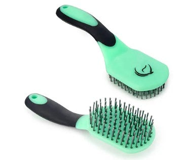MANE & TAIL BRUSH [Clr:Mint/Grey]