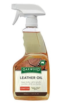 LEATHER OIL OAKWOOD 500ML