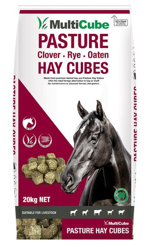 MULTICUBE PASTURE-CLOVER,RYE & OATEN 20KG