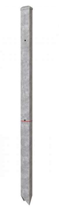 STOCKPOST ANCHOR POST SQUARE WHITES WIRE 2.1MTR