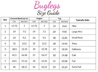 BUGLEGS SIZE 7 FULL WHITE/BLACK TRIM
