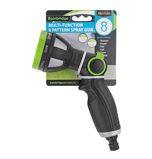 SPRAY GUN PREMIUM -8 PATTERN ADJUSTABLE FLOW