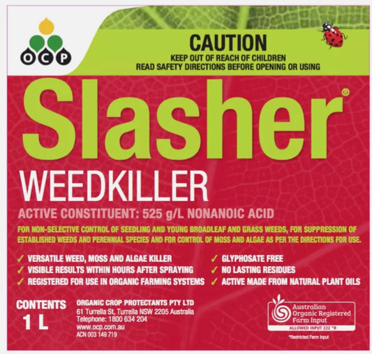 ORGANIC SLASHER WEEDKILLER 1LTR