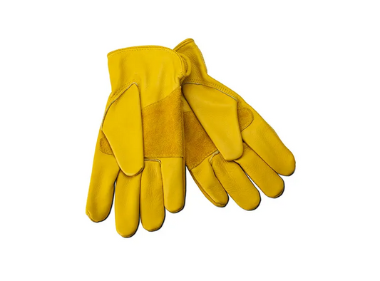PREMIUM LEATHER GLOVES PALM & BACK PROTECTION