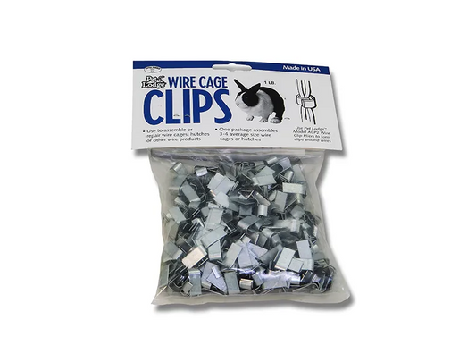 WIRE CAGE FASTENERS & PLIERS [Opt:Clips]