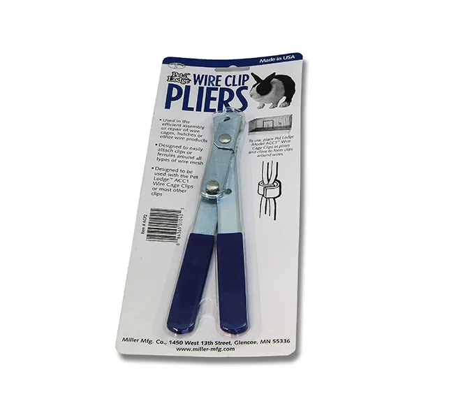 WIRE CAGE FASTENERS & PLIERS [Opt:Pliers]