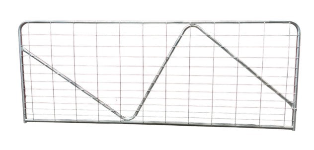 GATE N BRACE WITH HINGE EASYFENCE [Size:2.4 Metres Brooker Hinge]