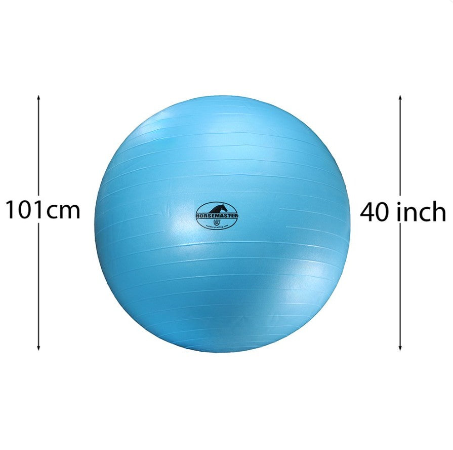 MEGA HORSE BALL & COVER SET HORSEMASTER 40"/101CM [Clr:Blue]