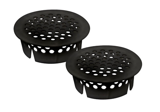 DOWN PIPE COVERS ROUND 90MM PK 2