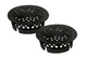 DOWN PIPE COVERS ROUND 90MM PK 2