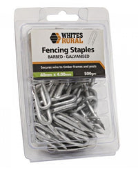 STAPLES BARBED WHITES 500GM [Size:40mm x 4mm]