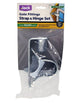 HINGE AND STRAP GATE SET FOR ROUND POST 25NB