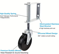 GATE WHEEL HEAVY DUTY SPRING LOADED
