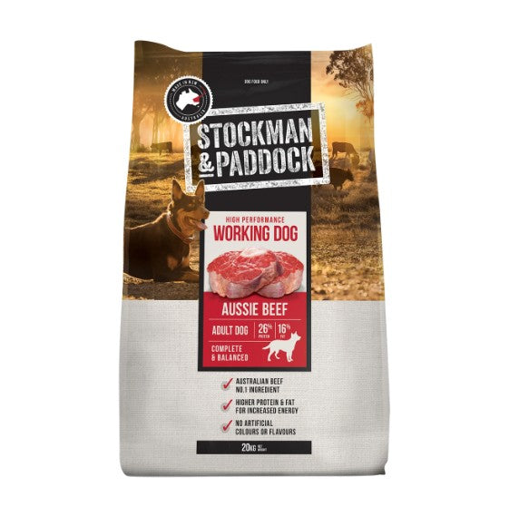 STOCKMAN & PADDOCK AUSSIE BEEF & VEG 20KG